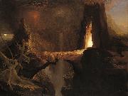 Thomas Cole Moon and Firelight china oil painting artist